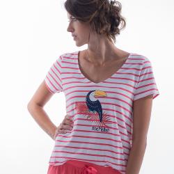 Pyjama Mustly Toucan bleu