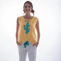 Pantalon Femme Funly cactus