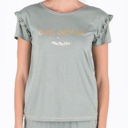 T-shirt pyjama femme manches courtes